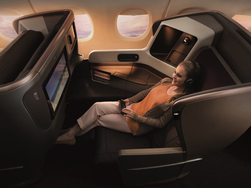 Singapore Airlines 1st class seats